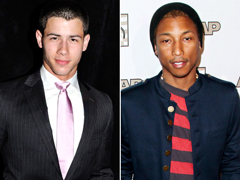 1343675662 Nick Jonas Pharrell Williams Lg Nick Jonas E Pharrell Williams No Júri De «American Idol»?