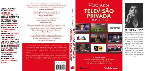 20121002540232663750 &Quot;Vinte Anos De Televisão Privada Em Portugal&Quot;, O Novo Livro De Felisbela Lopes