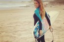 Chaves Surfista Diana Chaves Grava Música Ao Lado De David Carreira