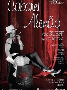 Cabaret Alemao Cartaz 233X340 Maria Rueff E Sofia De Portugal Juntas No Teatro