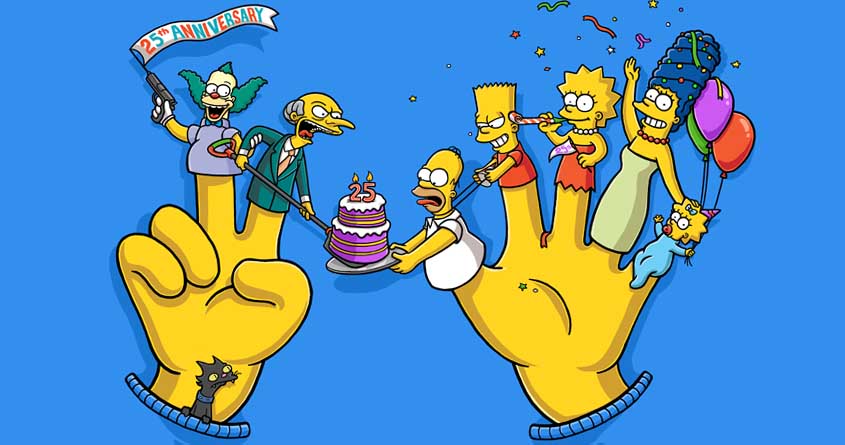 Simpsons 25 Aniversary Hillary Clinton Vs Donald Trump: «The Simpsons» Já Manifestaram O Seu Apoio