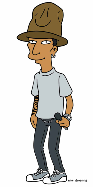 Simpsons-Pharrell Williams