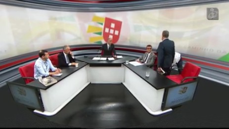 tvi 24 Candidato presidencial abandona debate em direto na TVI 24