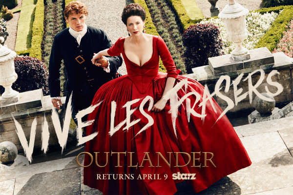 Outlander Season 2 Poster Jamie Claire Starz Renova «Outlander» Para Mais Duas Temporadas