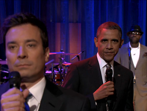 Obama And Fallon Barack Obama Canta Música De Rihanna Em Programa De Televisão