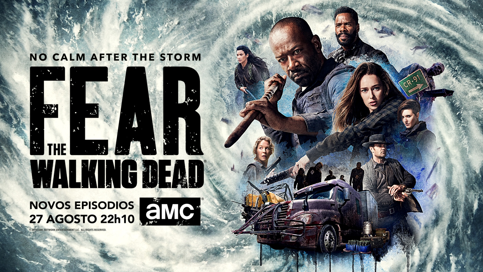 Fear The Walking Dead Amc Ftwd S4B Horizontal Pt Amc Revela Poster Da Segunda Parte Da T4 De «Fear The Walking Dead»