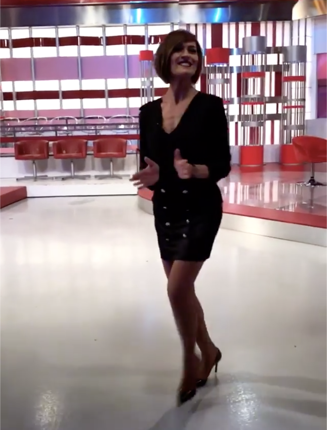 Fatima Lopes Dancar Veja Fátima Lopes A Dançar Antes De Entrar Em Direto