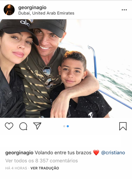 IMG 0761 Cristiano Ronaldo e Georgina despedem-se de 2018 no Dubai
