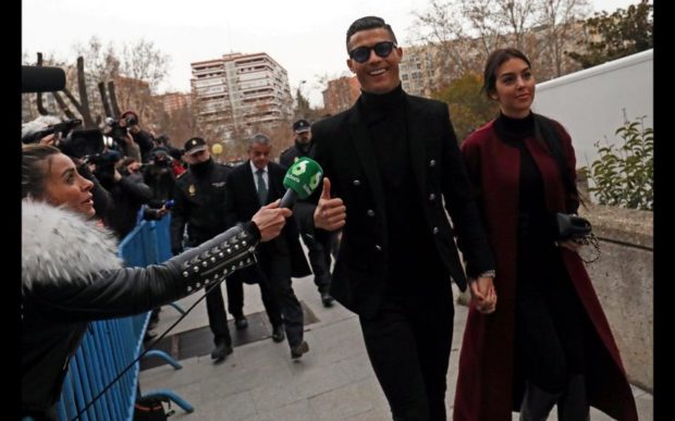 cristiano ronaldo espanha tribunal 2 Ronaldo e Georgina deslocaram-se a Madrid com visual milionário