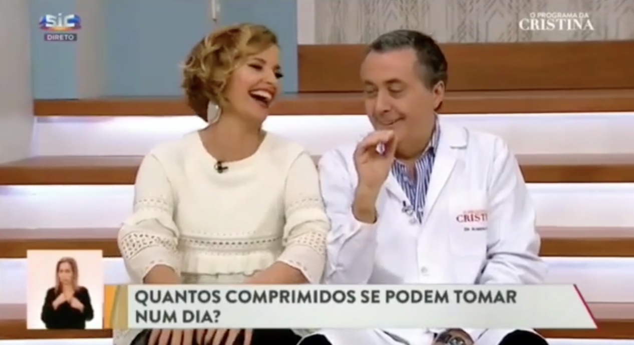 cristina ferreira doutor "Gotas que se põem na pilinha": Cristina Ferreira e médico protagonizam cena hilariante!