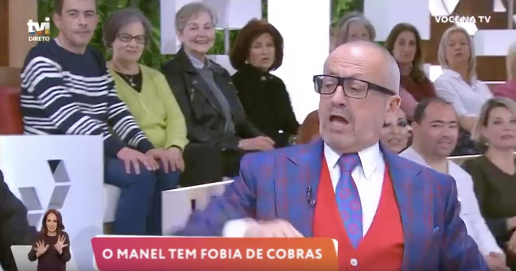 Manuel Luis Goucha Cobra Voce Na Tv &Quot;Não Consigo&Quot;! Goucha Em Pânico Com Uma Cobra No 'Você Na Tv'