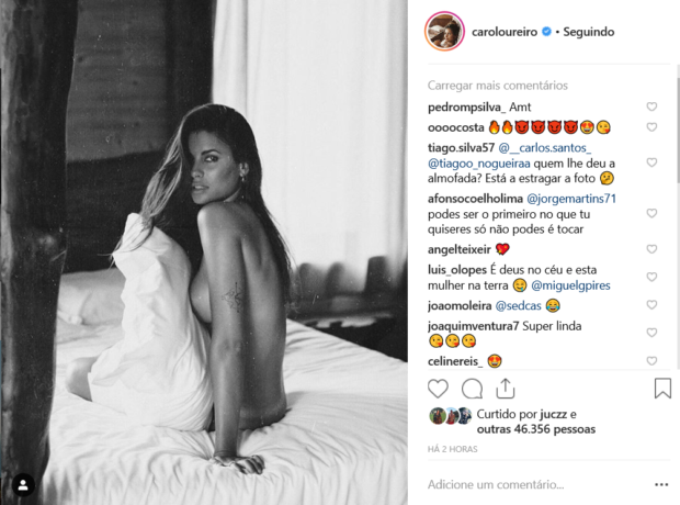 carolina loureiro Carolina Loureiro "incendeia" redes sociais com foto totalmente despida