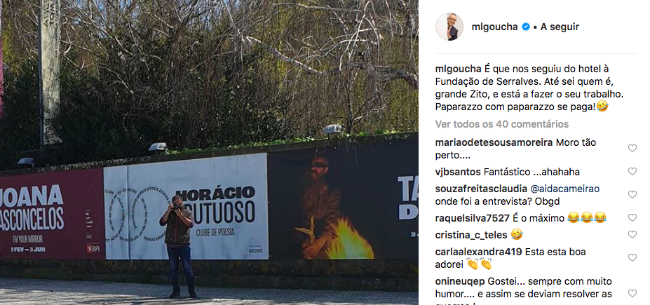 Instagram Goucha Hilariante! Manuel Luís Goucha Foi Paparazzo Do Seu Próprio Paparazzo