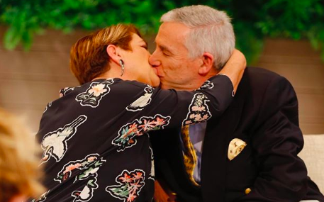 luisa castel Cristina Ferreira surpreendida pelo beijo apaixonado de Luísa Castel-Brando e marido