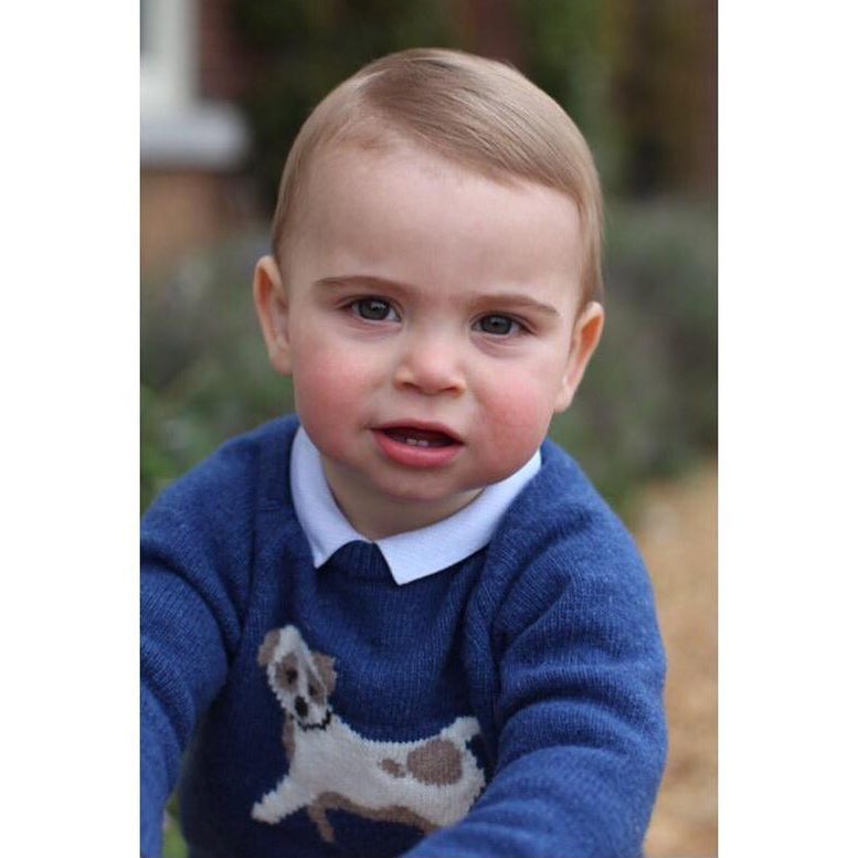 Louis2 Príncipe Louis Faz Um Ano E Família Real Divulga Novas Fotografias