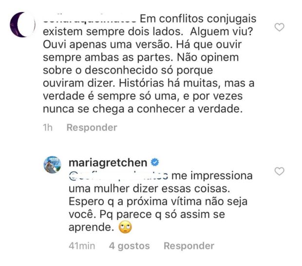 Lucianaegretchen &Quot;Seja A Voz Dessas Mulheres&Quot;: Maria Gretchen Sai Em 'Defesa' De Luciana Abreu