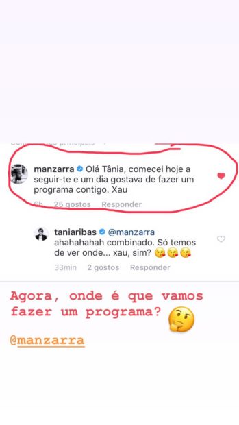 Reprodução Instagram João Manzarra Oferece-Se Para Apresentar Programa Com Tânia Ribas
