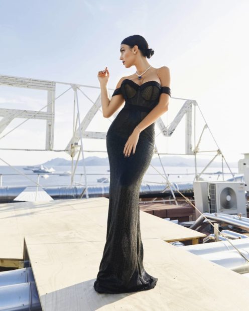 Georgina Rodríguez 3 Namorada De Ronaldo Arrasa Em Cannes Com Jóia De 2 Milhões De Euros