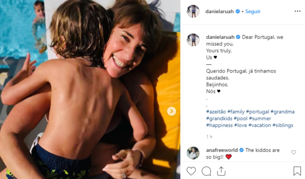 l Daniela Ruah está em Portugal de férias