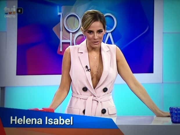 helena isabel Helena Isabel apresenta programa da TVI com decote ousado