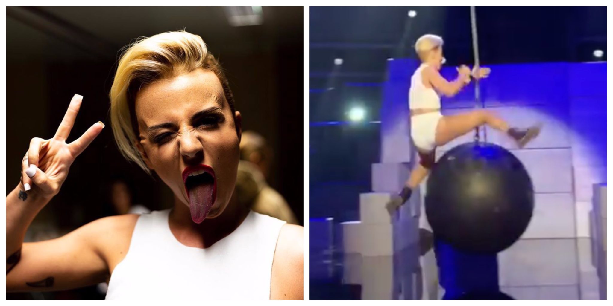 Ines Heredia Miley Cirus 'A Tua Cara'. Inês Herédia Arrasa Como Miley Cirus: &Quot;Arrepiante&Quot;