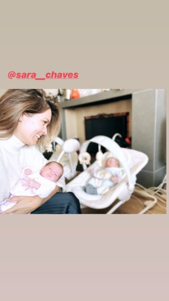 dianachaves Diana Chaves maravilhada com sobrinhos gémeos