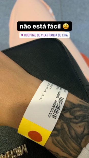 liliana rodrigues 2 Grávida, Liliana Rodrigues mostra-se no hospital: "Não está fácil"