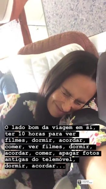 Rita Pereira Avião Rita Pereira Viaja Sozinha Novamente Para O Brasil