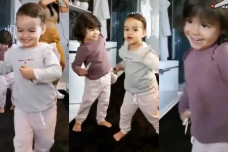 Ronaldo Filhas Que Ternura! Georgina Rodríguez E Os Filhos Encantam A Dançar