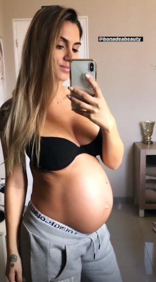 liliana filipa gravidez Liliana Filipa volta a mostrar a barriga de grávida a poucas semanas de dar à luz