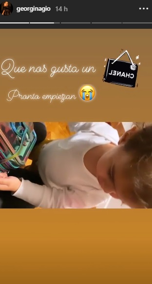 georgina alana martina Filha mais nova de Cristiano Ronaldo chora por causa de uma mala Chanel