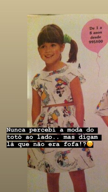 maria cerqueira gomes crianca Maria Cerqueira Gomes partilha foto em criança: "Não era fofa?"