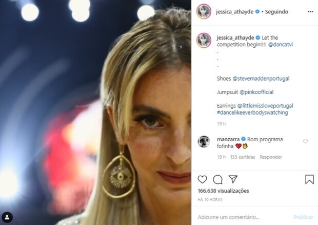 jessica joaomanzarra Jessica Athayde recebe mensagem carinhosa de João Manzarra