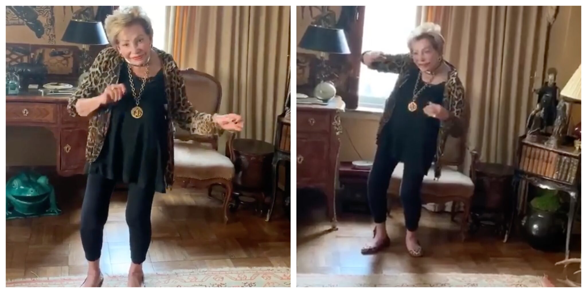 Betty Grafstein scaled José Castelo Branco mostra Betty a dançar aos 92 anos: "Mexe-se mais que muita malta!"