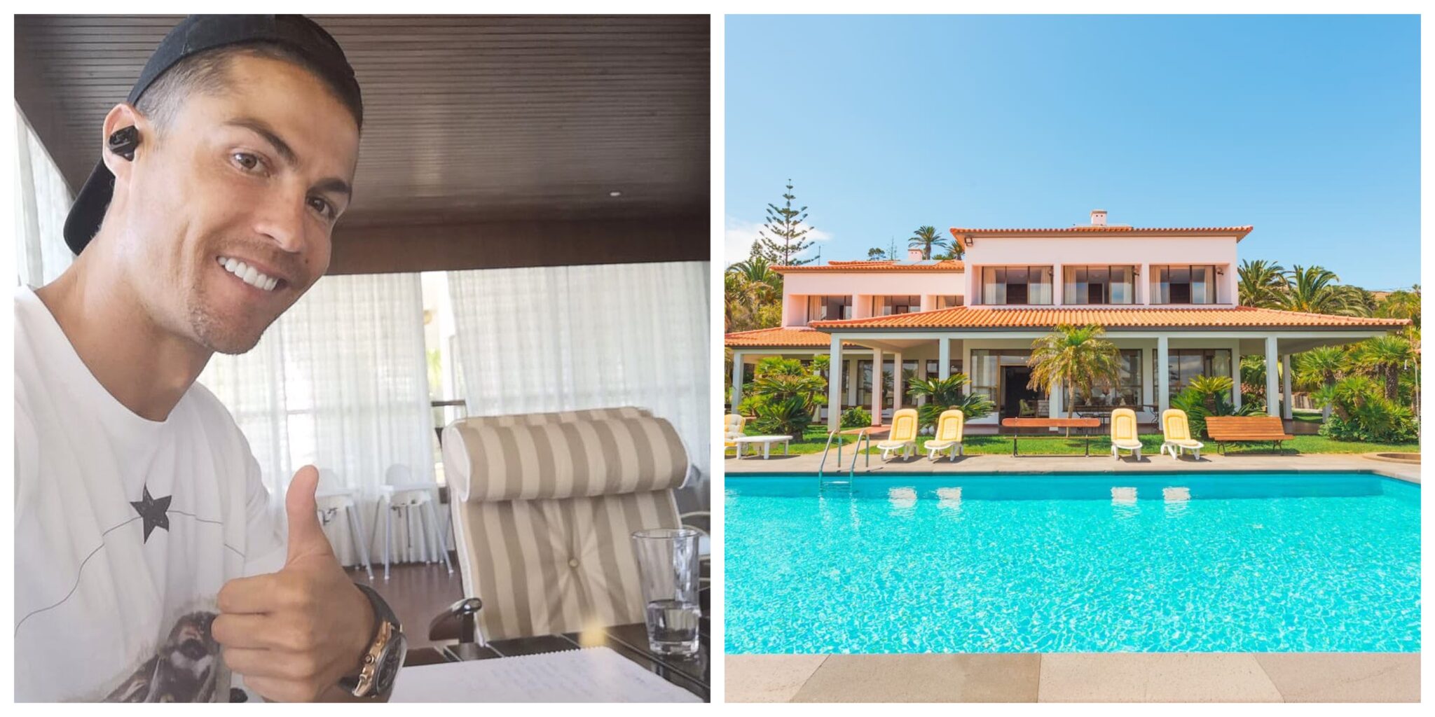 cristiano ronaldo casa madeira scaled Veja a mansão de sonho onde Cristiano Ronaldo está na Madeira. Custa 14 mil euros por mês
