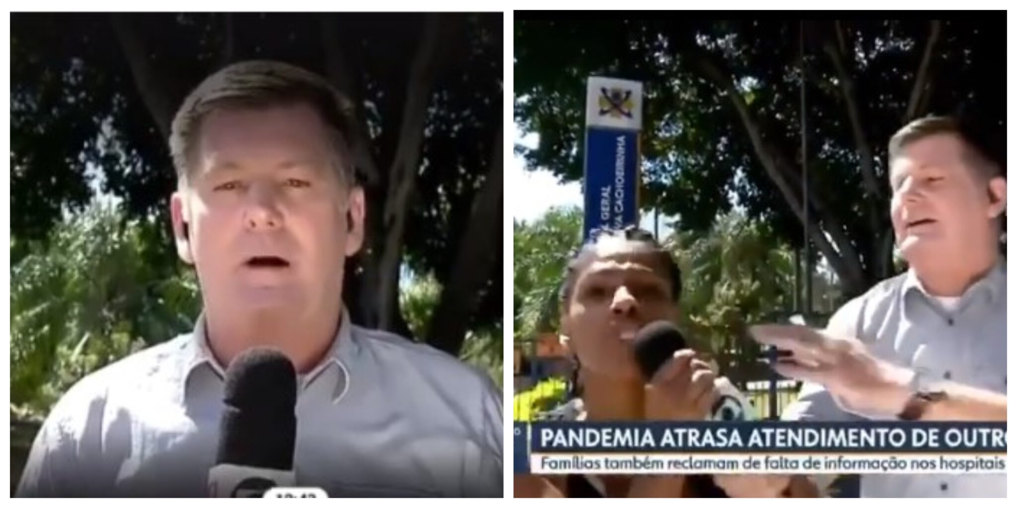 Interrompido Scaled Mulher Arranca Microfone De Repórter Para Criticar A Globo E Defender Jair Bolsonaro