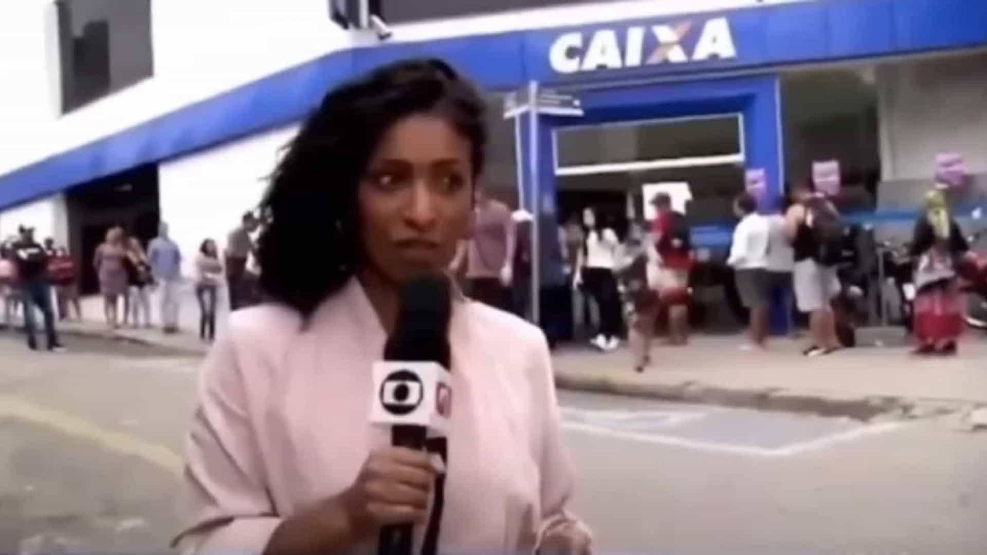 Reporter Atacada Repórter Da 'Tv Globo' É Atacada Durante Reportagem Em Direto