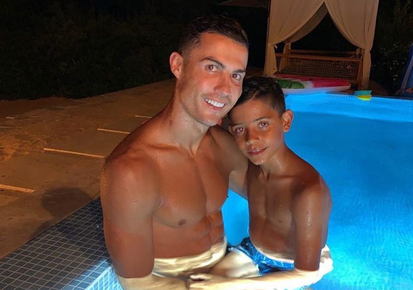 cristiano ronaldo filho cristianinho Cristiano Ronaldo mostra momento de cumplicidade com o filho mais velho