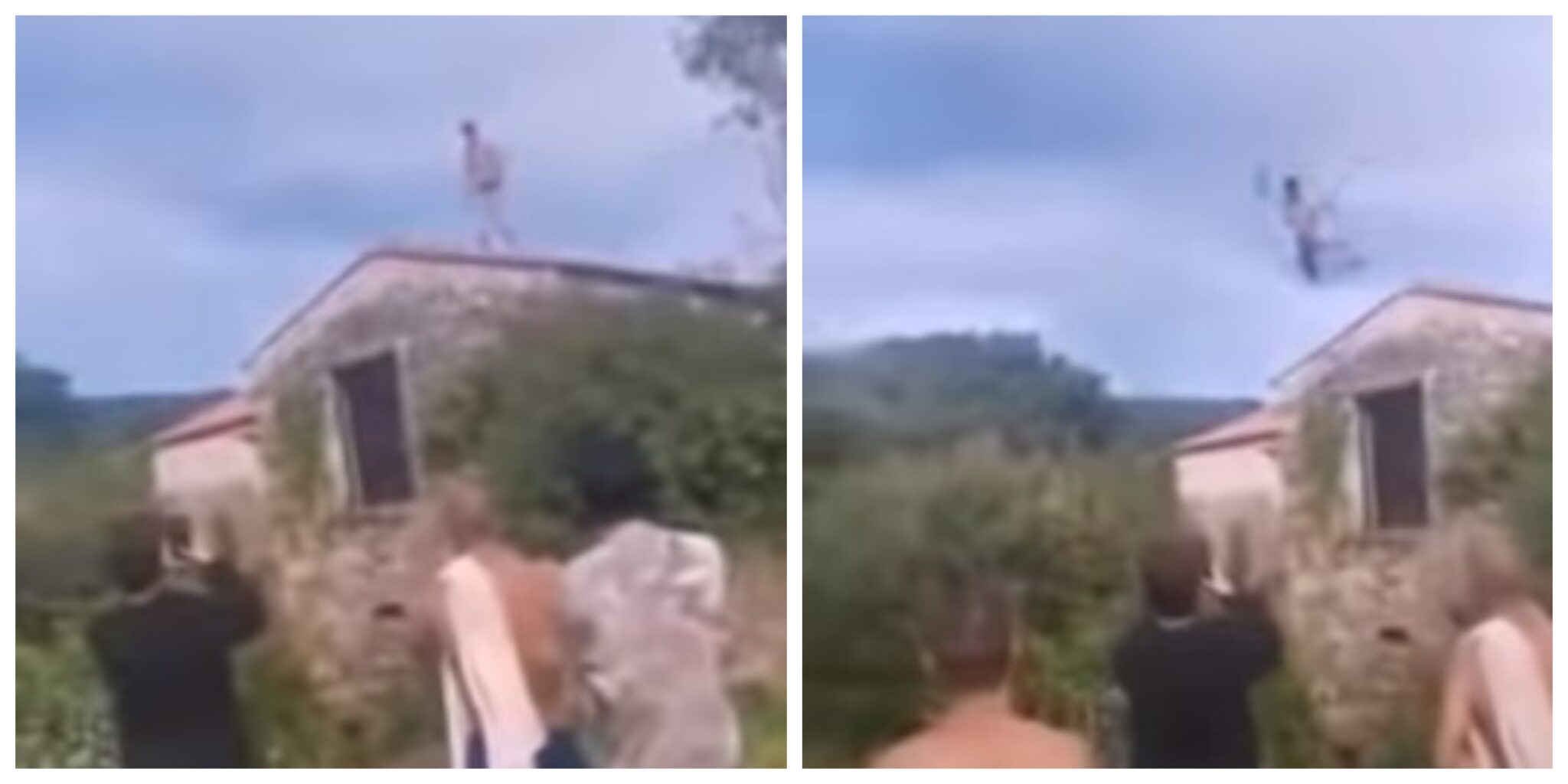 Jovem Salta Scaled Tudo Filmado: Jovem De Viana Do Castelo Parte Os Pés E Braços Após Saltar De Um Telhado