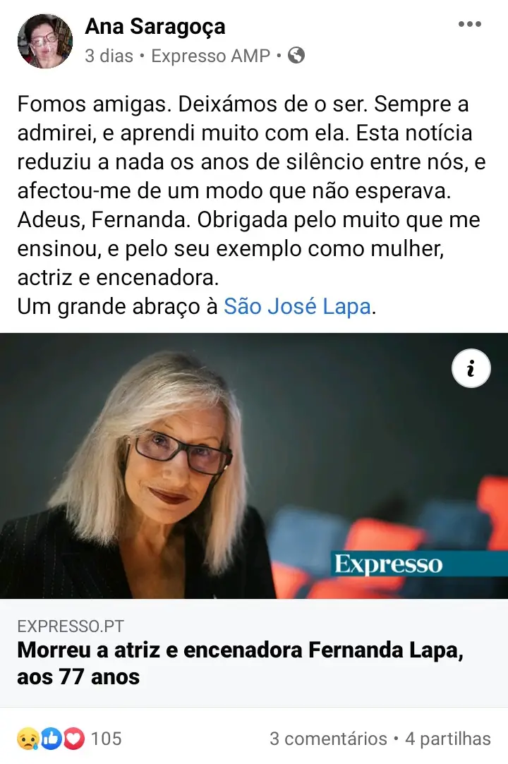 Ana-Saragoaa-Reage-Morte-Fernanda-Lapa