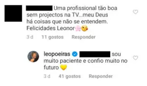 Leonor Poeiras Sem Projetos Na Tv