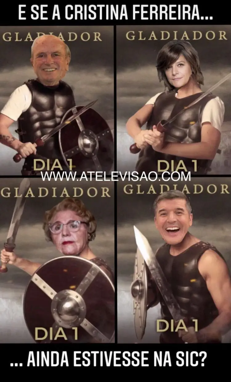Cristina Ferreira, Gladiador, Sic