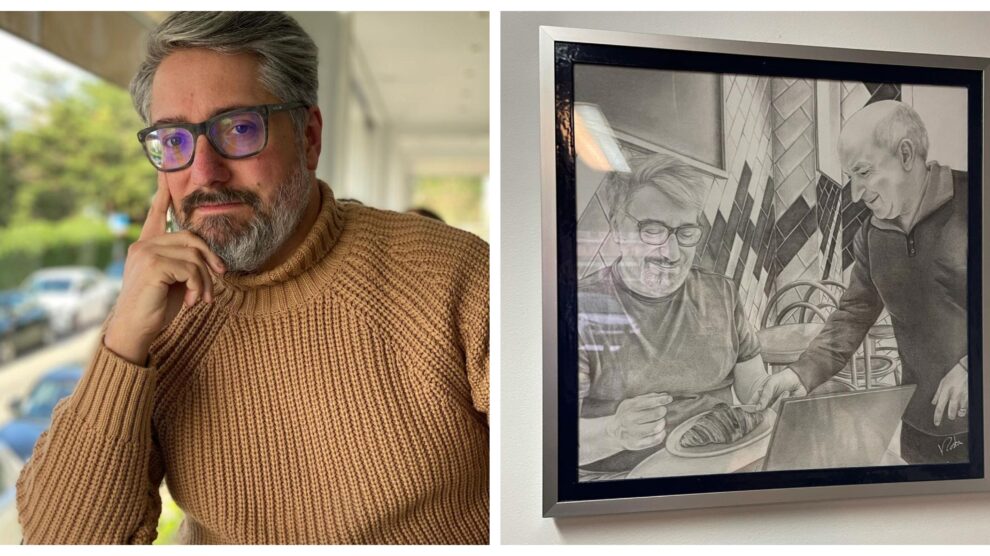 Qual Fernando Pessoa… Nuno Markl homenageado em café lisboeta