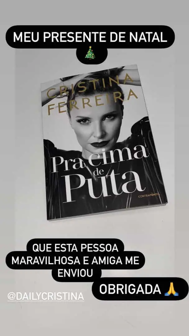 Katia-Aveiro-Recebe-Presente-Cristina-Ferreira-Livro-Pra-Cima-De-Puta