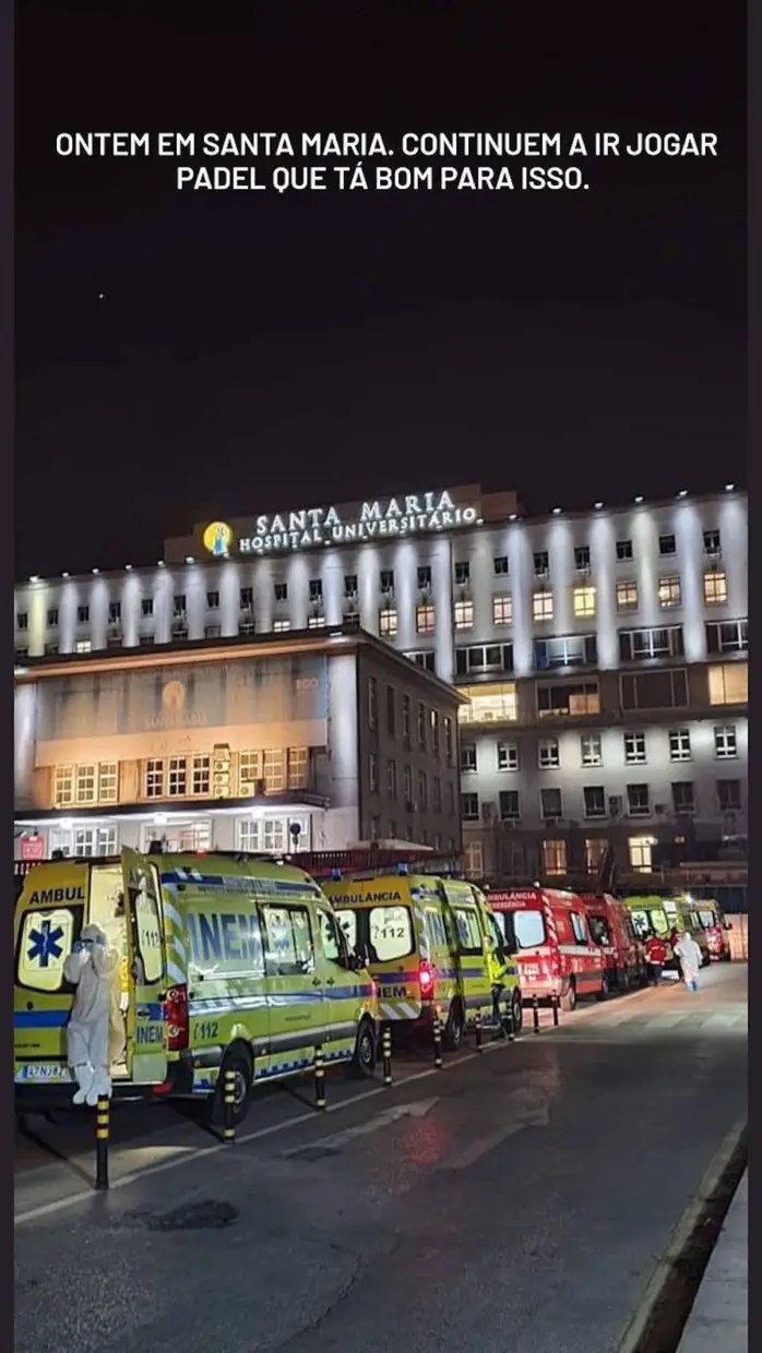 Hospital Santa Maria Ambulancias Covid-19