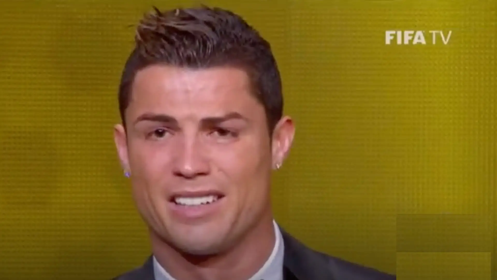 Cristiano Ronaldo Emocionado