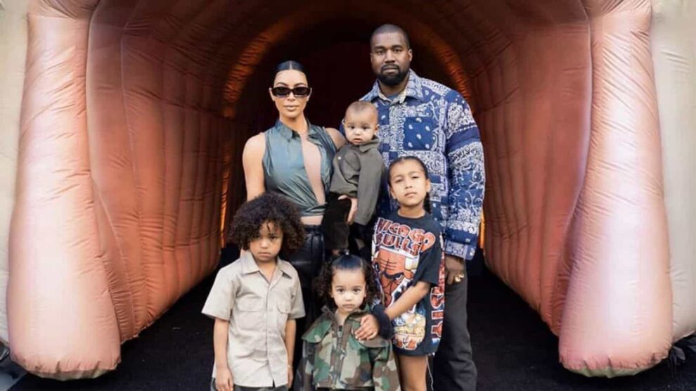 Kim Kardashian Kanye West Filhos