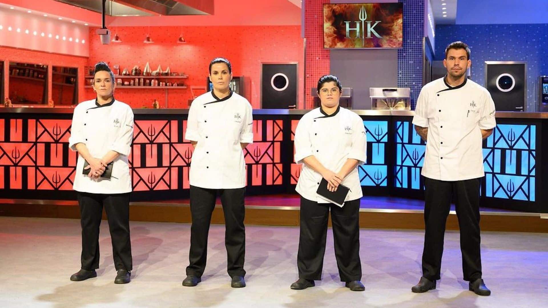 4 finalistas de Hell's Kitchen, SIC