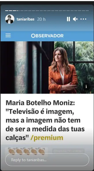 Tania Ribas De Oliveira Maria Botelho Moniz