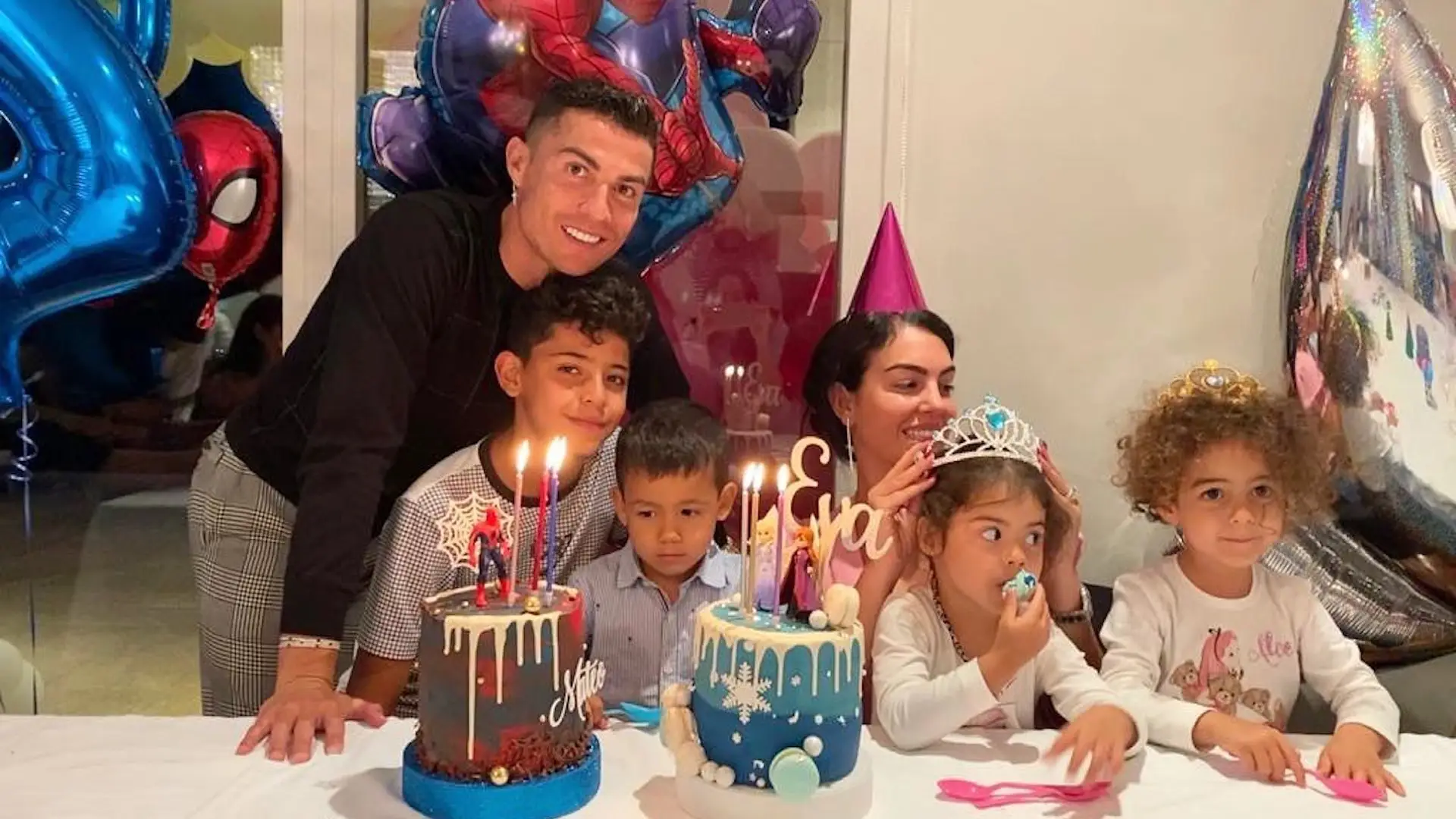 Cristiano Ronaldo, Filhos Gémeos Festa Aniversário